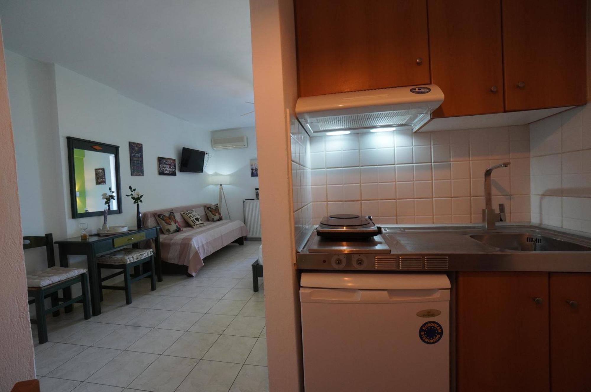 Seafront Spirit Apartments 자킨토스 타운 객실 사진